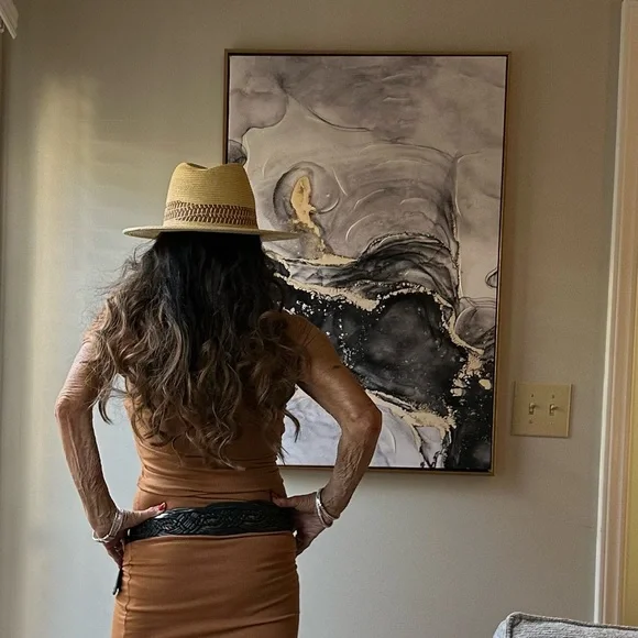 House of HARLOW 1960 One Shoulder Ribbed Dress. Size XS - Picture 8 of 13